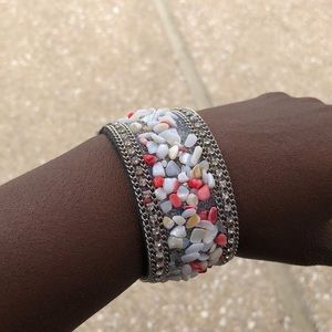 Jewelry - Coral Chain-link & beaded Ariel inspired bracelet Jewelry - Coral Chain-link & beaded Ariel inspired bracelet